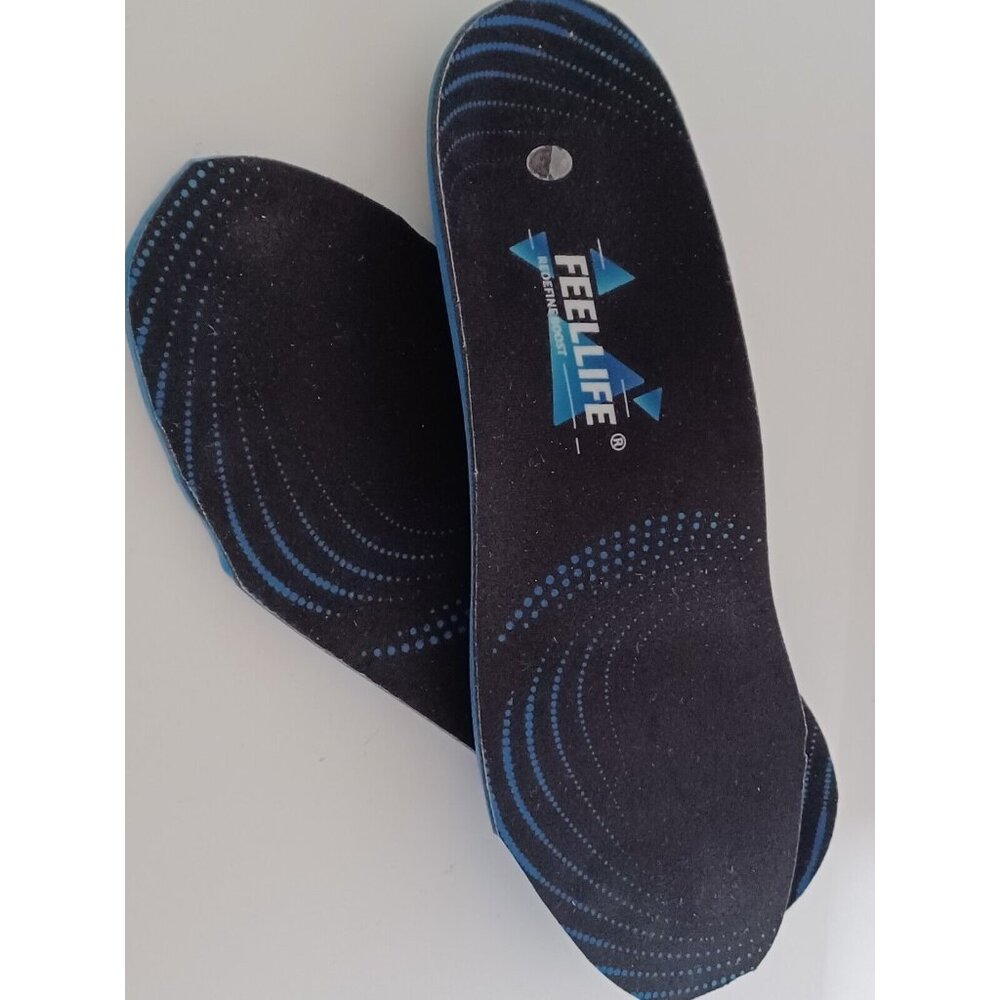 FEELLIFE Plantar Fasciitis Orthotic Arch Support Insole Inserts Size 8-42 Used